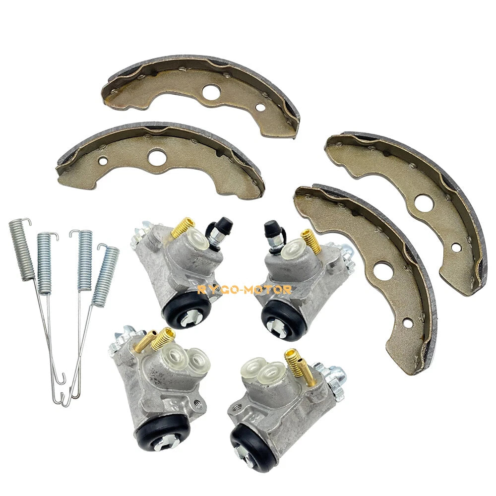 Set of 4 Front Brake Wheel Cylinders & Shoes for Honda Foreman 400 TRX400FW (1999–2003)