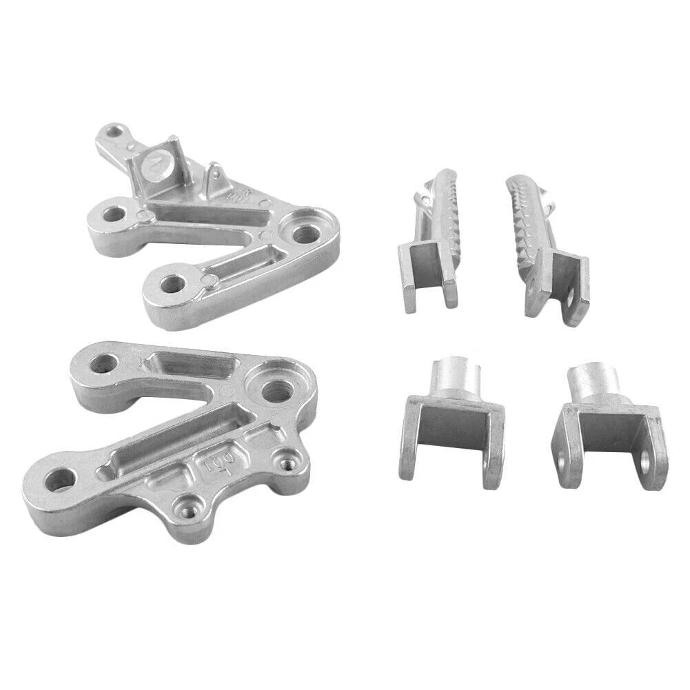 Set of 2 Driver Front Footpeg Rest Pedal Brackets for Suzuki GSXR1000 (2003–2004)