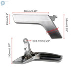 Inside Door Handle Repair Kit for W204 X204 (2007–2014) Matte Chrome