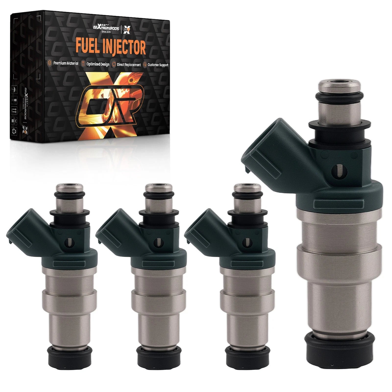Set of 4 Fuel Injectors for Toyota Tacoma (1995–2000) 2.4L