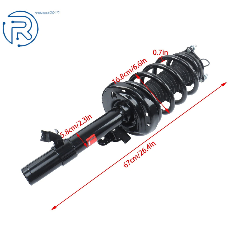 Pair of Front Shock Absorbers for Acura MDX (2017-2020)
