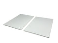 Set of 2 Marine Hatch Access Panels 8in x 12in Poly White