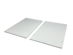 Set of 2 Marine Hatch Access Panels 8in x 12in Poly White