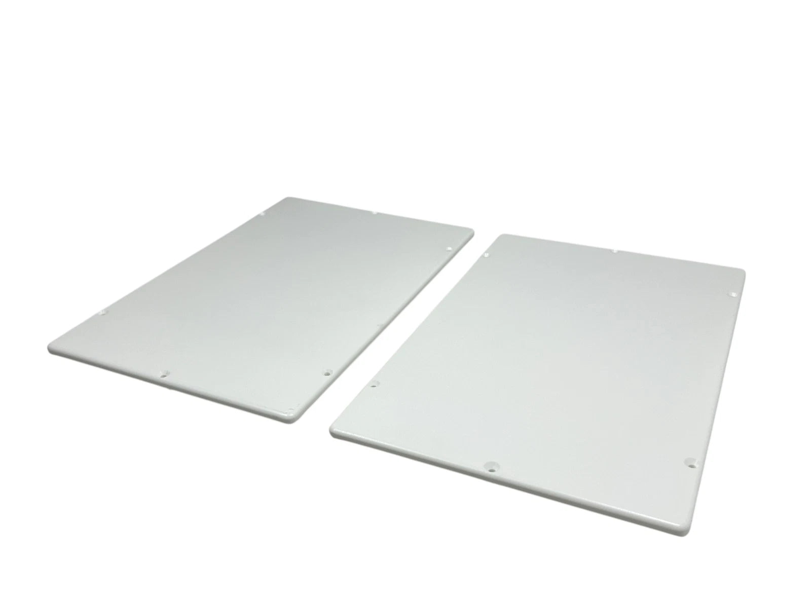 Set of 2 Marine Hatch Access Panels 8in x 12in Poly White