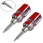 2Pcs Dual Purpose Slotted Screwdriver Set