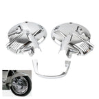 Chrome Front Brake Rotor Disc Covers for Honda Goldwing GL1500SE GL1500I (1988–2000)