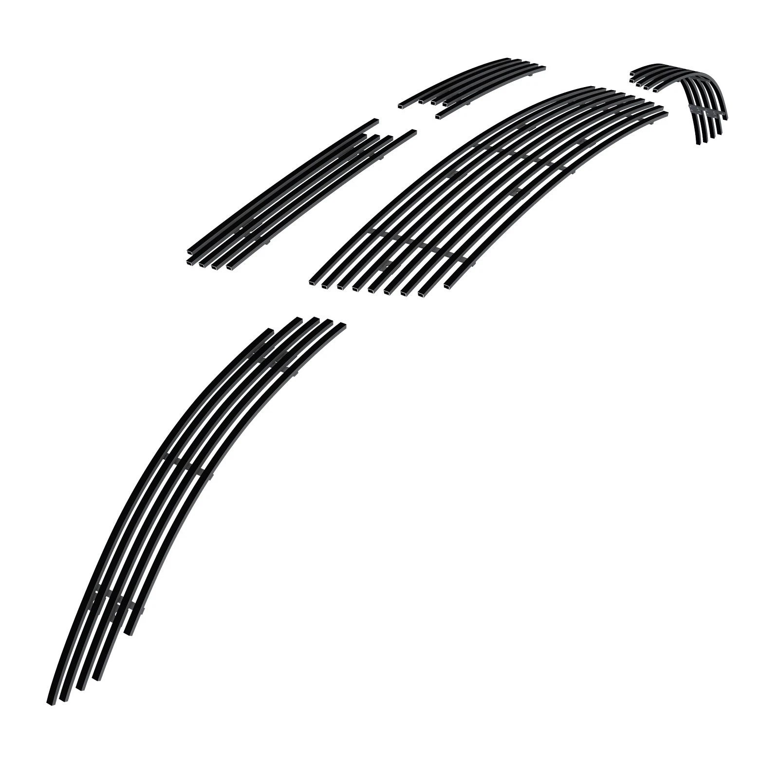 Black Billet Grille Insert Combo for Chevy Impala LT/LS (2006–2013)