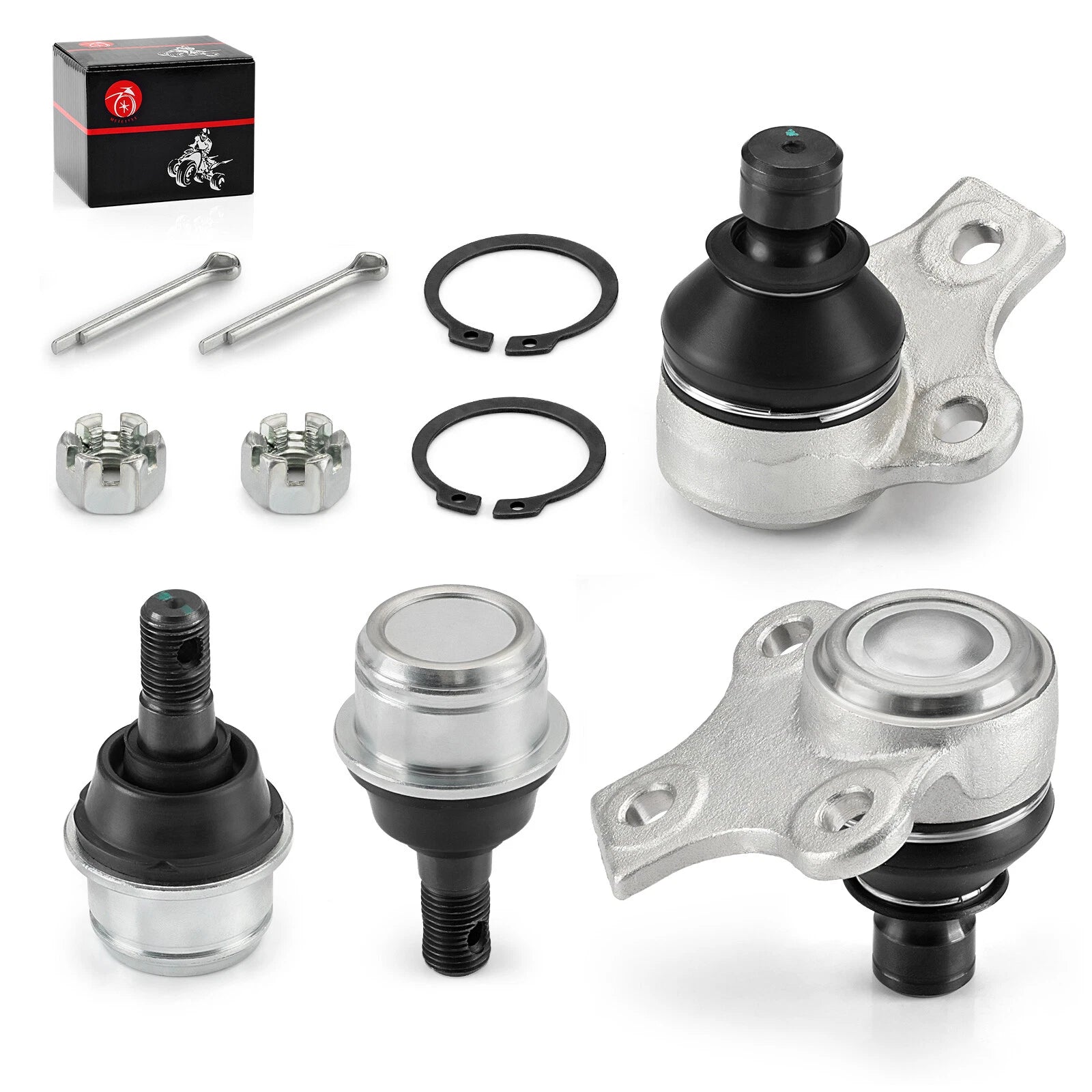 Set of 4 Ball Joints 706200653 706200444 for Can-Am Outlander Max 800R EFI (2009–2012)