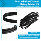 Door Window Channel Rubber Kit for Toyota LandCruiser 80 Series (1990–1997)