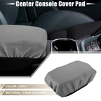 Arm Rest Box Cover Protector for Subaru Forester (2019–2023) Faux Leather Gray