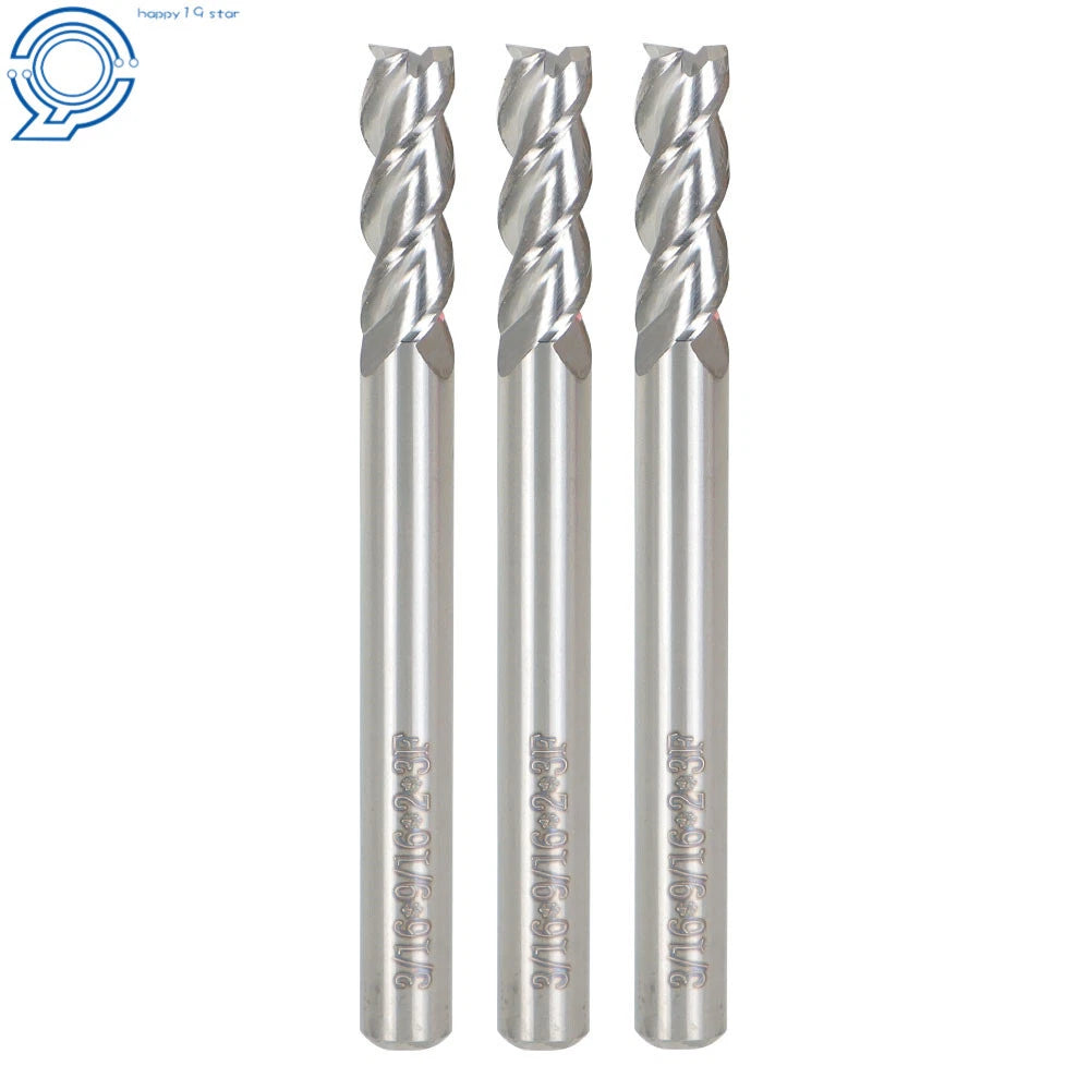 3Pc Carbide End Mill Set for Alu-Power (Regular Length)