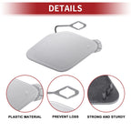 Tow Hook Cover for BMW 320i (2016–2018) No. 51117396837 Silver Tone