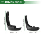 Set of 4 Mud Flaps Splash Guards for Nissan Tiida (2011–2015)