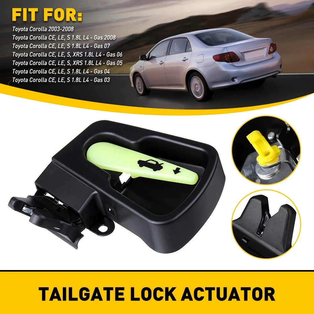 Trunk Luggage Actuator Latch Lock for Toyota Corolla (2003–2008)