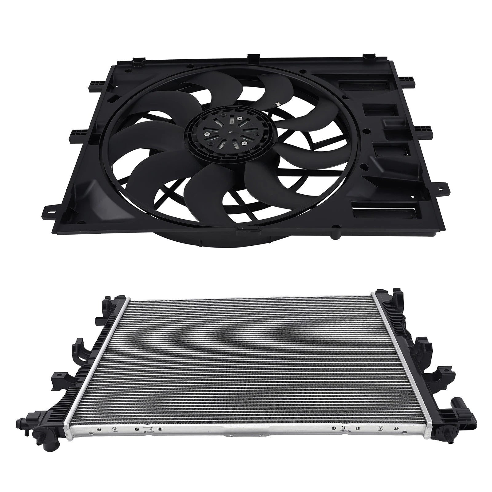 Radiator & Cooling Fan Kit for GMC Terrain for Chevy Equinox 1.5L L4 2018-2019