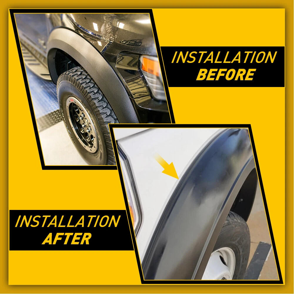 Gloss Black Door Handle Covers for Ford F150 (2021–2024)
