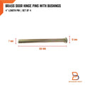 100MM Front Door Hinge Pin Bush Kit for Toyota Land Cruiser FJ40 FJ45 (1960-1984)