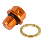 Magnetic Oil Drain Plug Bolt M12 for KTM 125-530 SX SX-F EXC EXC-F XC XC-W XC-F (2003–2023)
