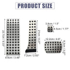 Set of 4 Accelerator and Brake Pedal Covers for Mercedes-Benz W203 W204