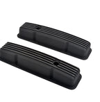 Aluminum Finned Short Valve Covers for SBC 327 350 400 (1958–1986)
