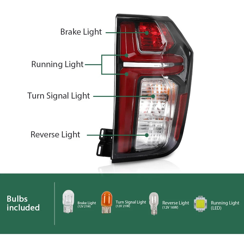 LED Tail Light Brake Lamp Right Side for Chevy Suburban Tahoe (2021–2023)