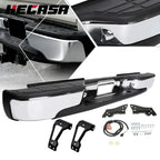 Chrome Rear Bumper for Chevy Silverado GMC Sierra 1500 2500 (1999–2007)