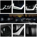 Dual LED DRL Projector Headlight for Ford Focus (2015–2018)