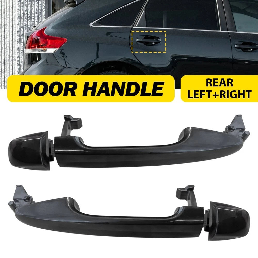 Set of 2 Rear Exterior Door Handles 61160FJ100 for Toyota Venza (2009–2015)