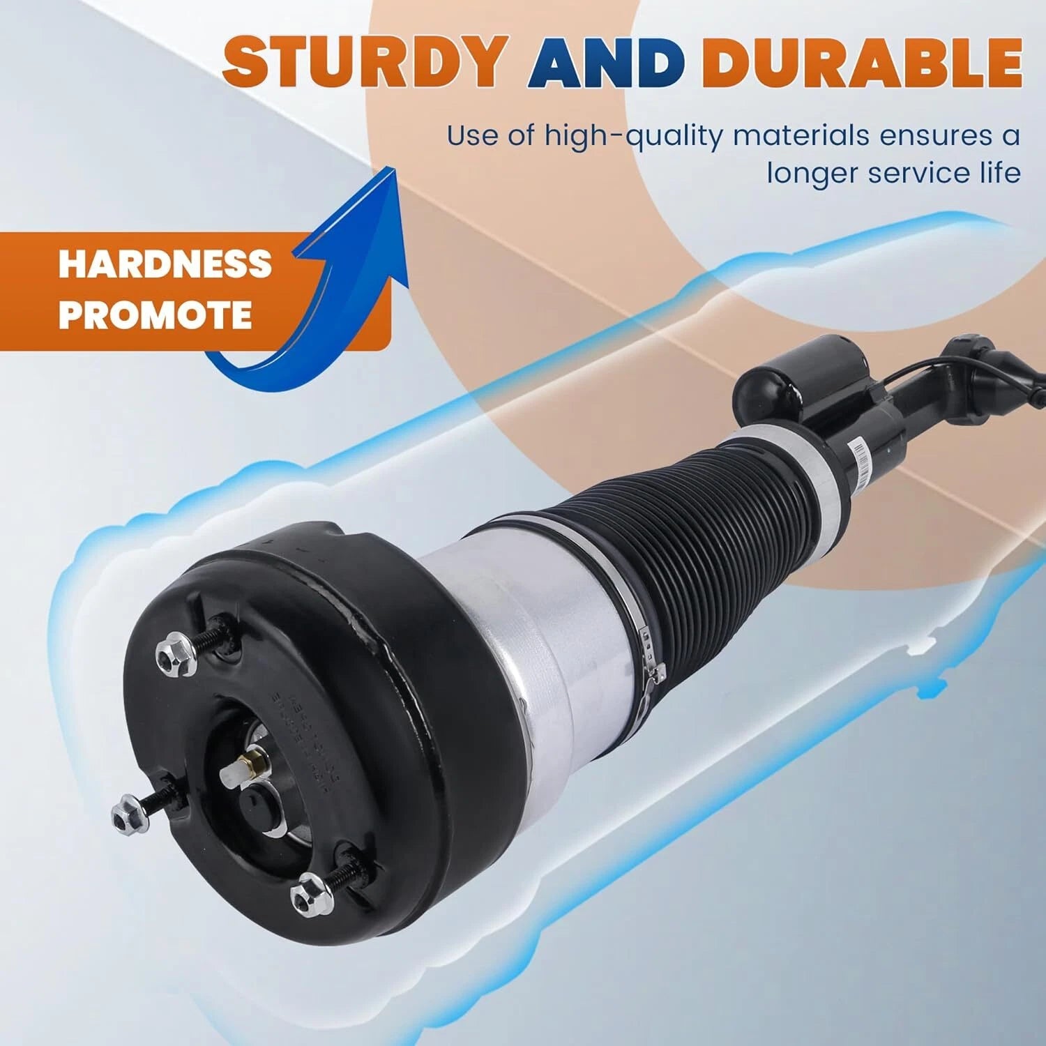 Set of 2 Rear Air Suspension Strut for Mercedes-Benz S350 S550 CL550 (2007–2013)