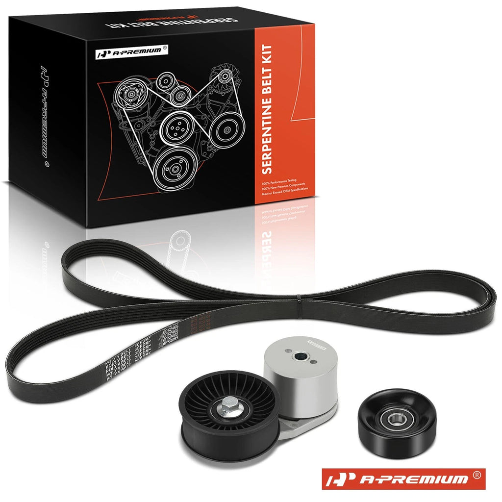 3X Serpentine Belt Drive Component Kit for Chevrolet C1500 (1990â1999)