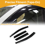 Set of 4 Window Deflectors for Mazda CX-7 (2008–2011) Side Vent Visors Black