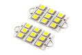 LED Bulbs 44mm SML9 Cool White 6000K Replacement for Pair Diode Dynamics (—)