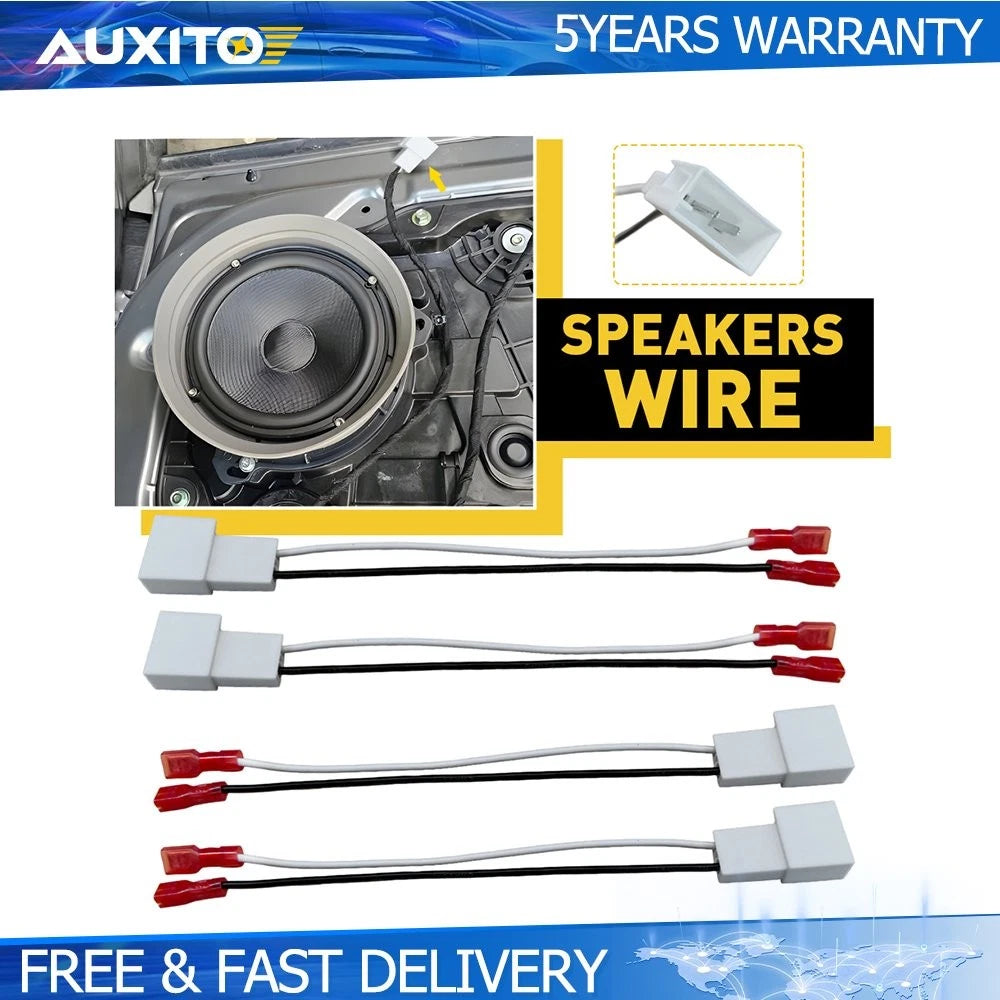 Speaker Wire Adapters Harness Connector for Scion xA iQ tC xB xD FR-S (2004–2016) 72-8104 H