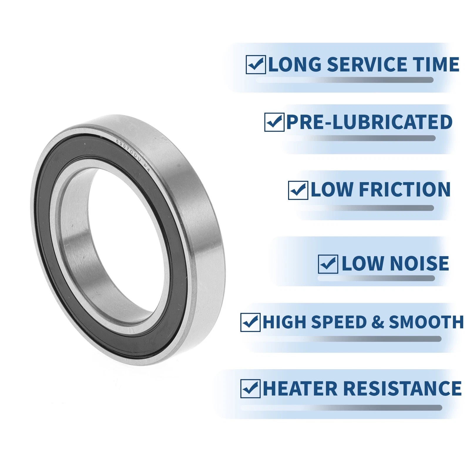 Deep Groove Ball Bearing P4 35x55x10mm for Scooter Skateboard (1 Pc)