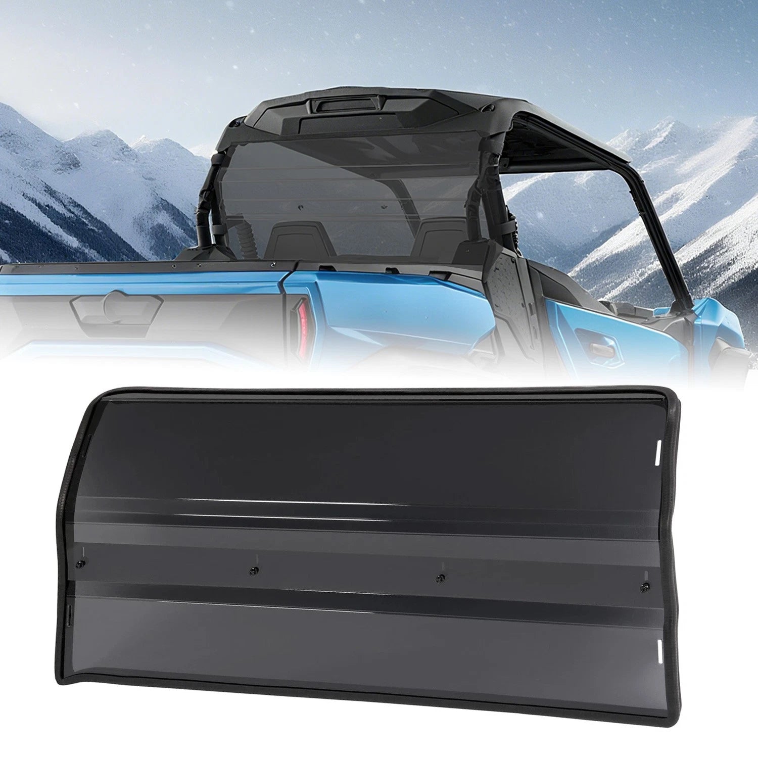 Smoke Rear Windshield for Can-Am Commander 700/1000R DPS/XT/XMR (2021–2025)