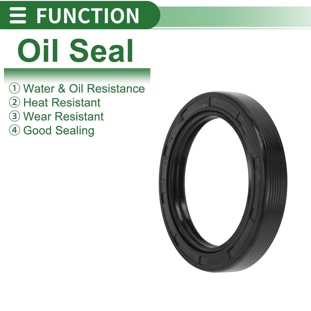 Oil Seal for Rotary Shaft (55x75x12mm) NBR Rubber High Pressure