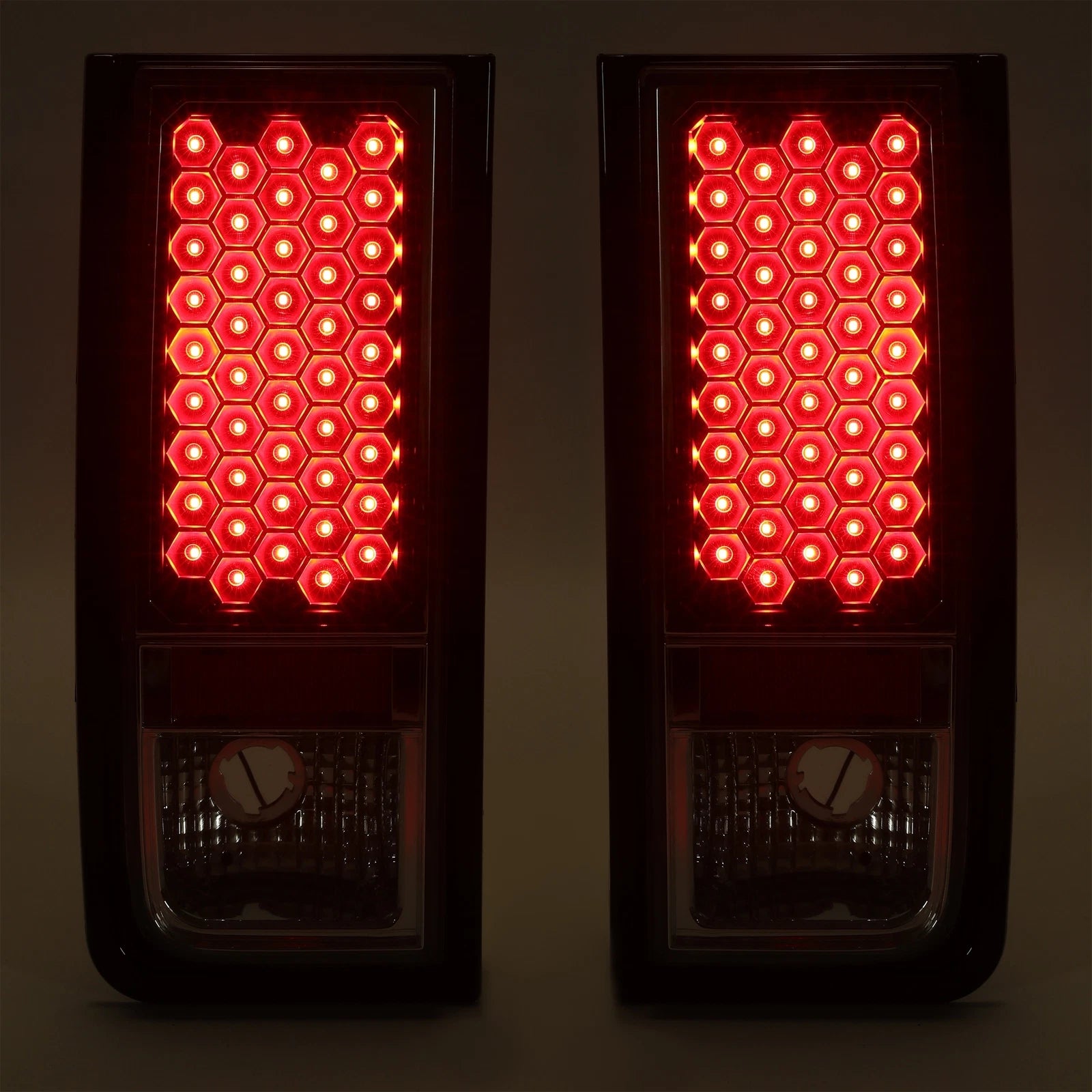 2X Full LED Tail Lights for Hummer H2 (2003–2009)