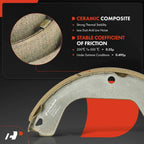 Brake Drums + Ceramic Brake Shoes for Chevy Cruze (2011–2015)