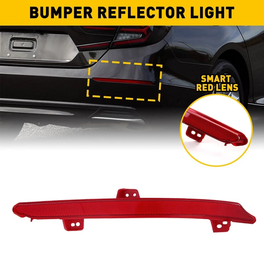 Right Rear Red Reflector Bumper Light for Honda Accord (2018–2022)