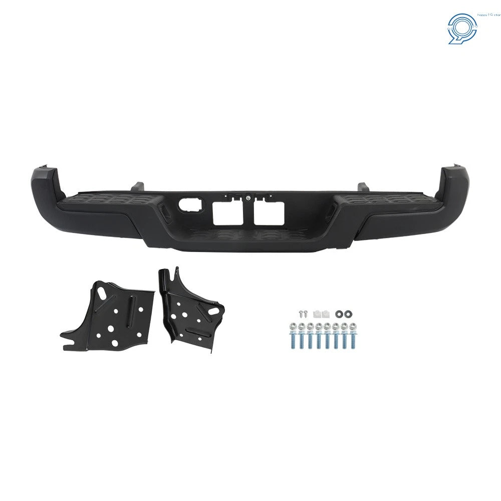 Steel Rear Bumper for Toyota Tacoma (2016–2023) Powdercoated Black