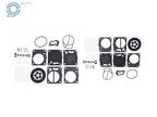 Set of 2 Carb Rebuild Kits for Sea Doo 650 SPI HX GS GSI GSX GTI GTS GTX