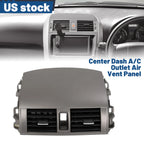 Center Dash A/C Air Vent Panel Bezel Cover Trim for Toyota Corolla (2008–2013)