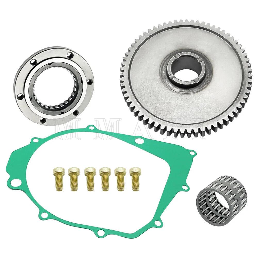 Starter Clutch One Way Bearing Gear Idler Kit for Yamaha Kodiak 400 (1993–1999)