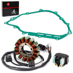 Stator & Starter Relay with Gasket for Yamaha Rhino 700, Viking 700 (2008–2018)