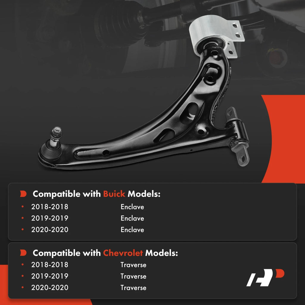 Front Right Lower Control Arm with Ball Joint for Chevy Traverse (2009-2023)