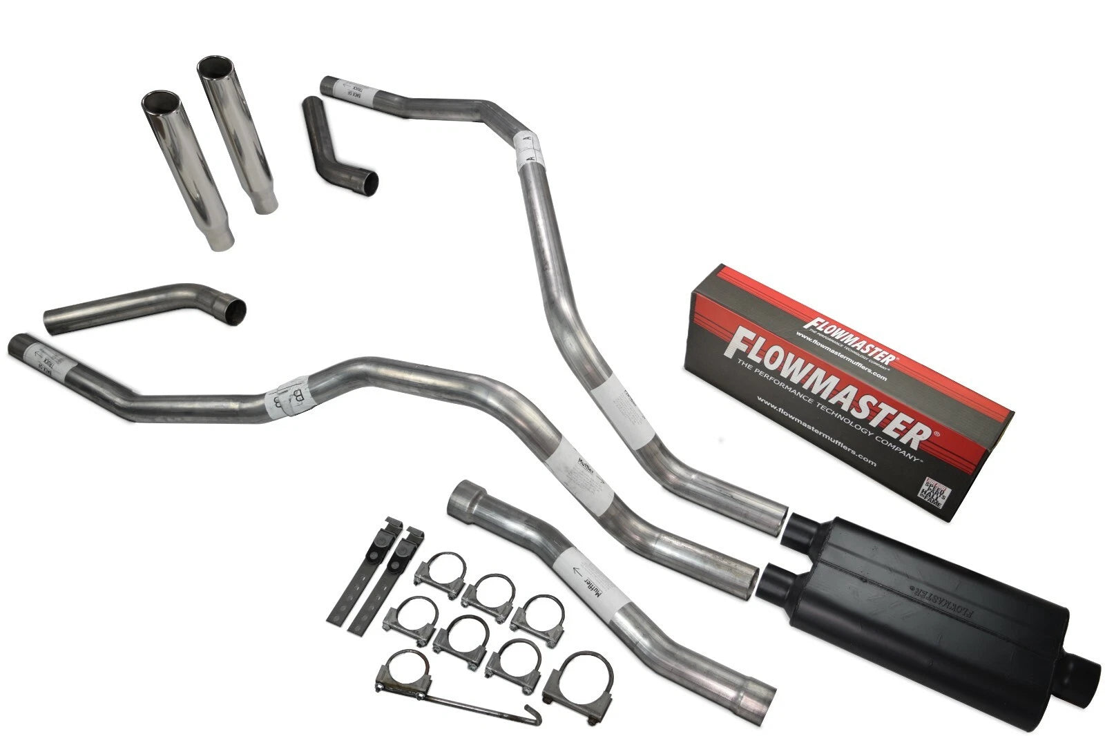 Dual Exhaust System for Nissan Titan (2004–2006) 2.5" Flowmaster 50