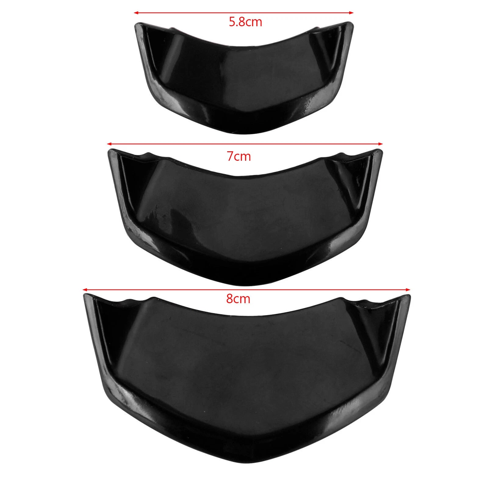 Front Decorative Horn Cover for Vespa Sprint Primavera 125/150 (2014–2021) Black T9