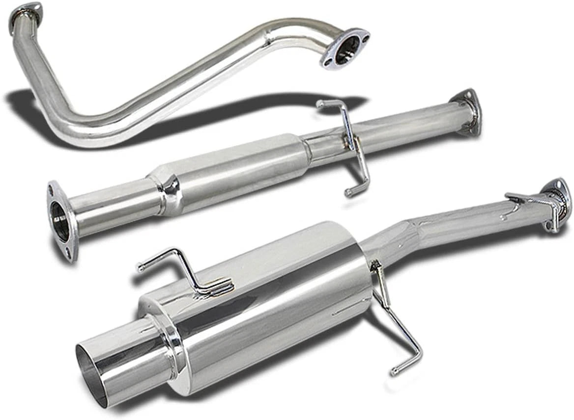 4" Tip Muffler Catback Exhaust System for Honda Prelude (1992–1996)