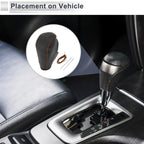 Gear Shift Knob Cover for BMW 3 Series (2004-2012) Black Faux Leather