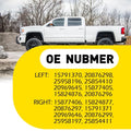 Front Lower Door Hinge Set for 2007–2014 GMC Yukon Suburban Chevy V